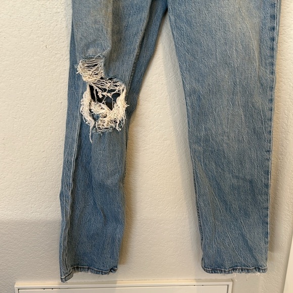 Abercrombie & Fitch The 90's Straight Ultra High Rise Jeans - 27/4 Short - Picture 3 of 5